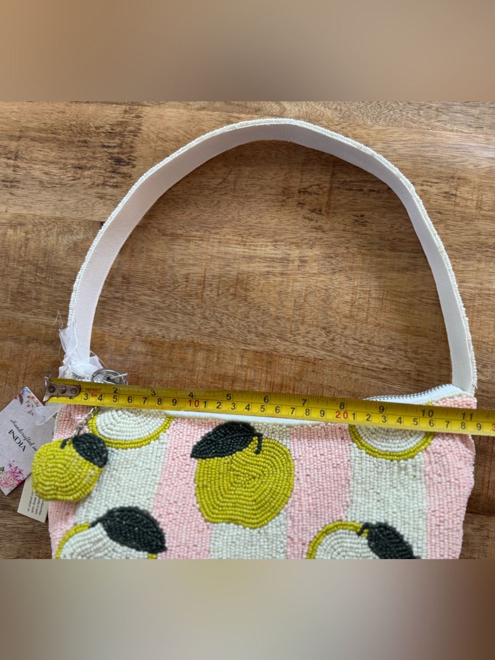 🍎 Viral TikTok Beaded Apple Purse Coquette Y2K Mini Shoulder Bag NWT - Picture 9 of 10
